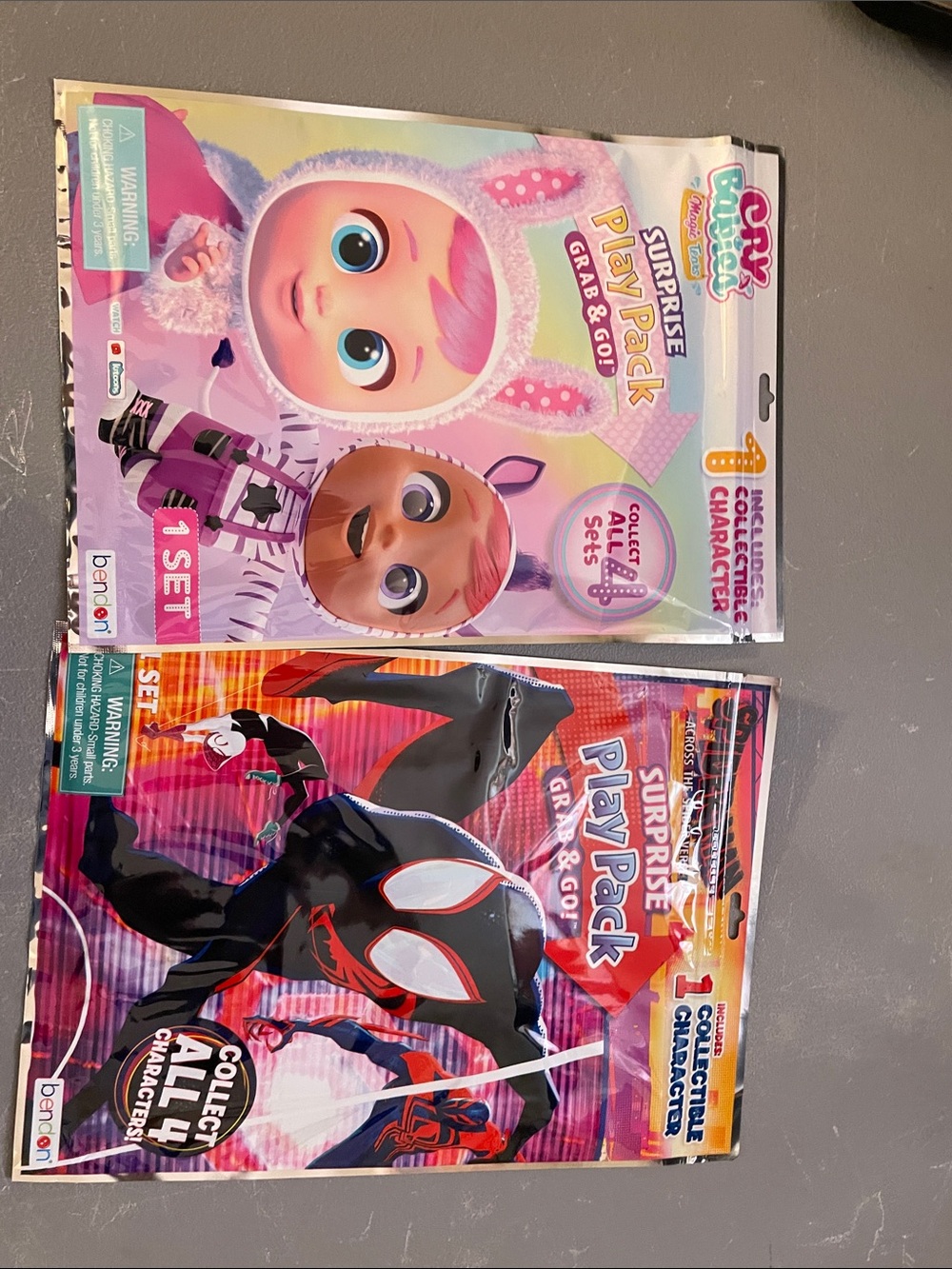 Benon Surprise Play Pack Kids Toy - Pink and Black Options